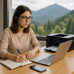 Teletrabajo en la sierra Asistencia Informática